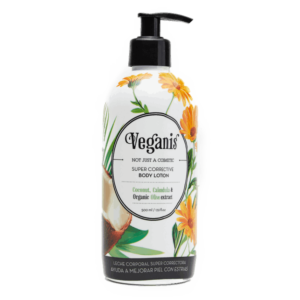 Veganis Leche Corporal Super Correctora con Coco Caléndula y Extracto Orgánico de Oliva 500ml