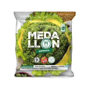 Felices las Vacas Medallón de Espinaca 220g