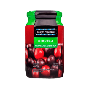 Cuarto Creciente Mermelada Dietética Ciruela 400g