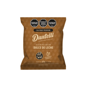 Dantelli Alfajor Harina de Almendras Dulce de Leche 65g