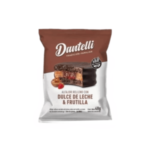 Dantelli Alfajor Dulce de Leche Con Frutilla 40g