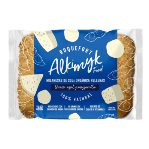 Alkimyk Milanesa de Soja Relleno de Queso Azul y Muzzarella 460g