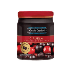 Cuarto Creciente Mermelada Dietética con Stevia Ciruela 280g