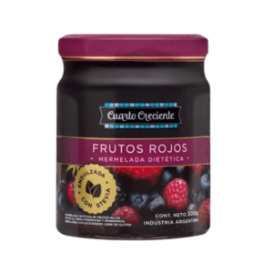 Cuarto Creciente Mermelada Dietética con Stevia Frutos Rojos 280g