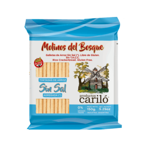 Molinos del Bosque Cariló Tostadas sin Sal 150g