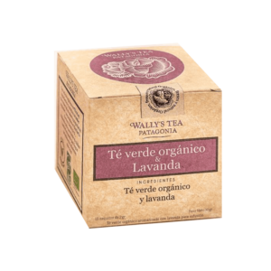 Wallys Tea Te Verde Orgánico y Lavanda 15u