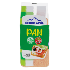 Cerro Azul Pan Vegetal sin Leche 450g