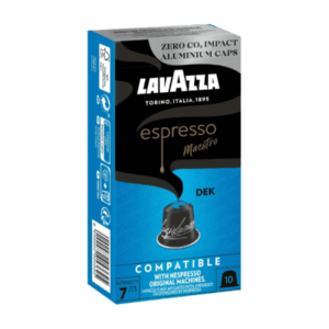 Lavazza en Cápsulas Dek Descafeinado Compatible con Nespresso 10u