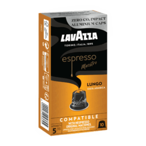 Lavazza en Cápsulas Lungo Compatible con Nespresso 10u