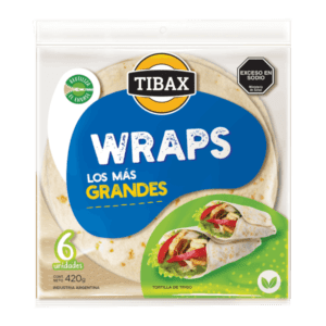 Tibax Tortillas Para Wraps 6u