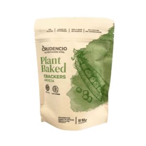 Crudencio Plant Baked Crackers Arveja 150g