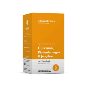 Vita Wellness Curcuma, Jengibre y Pimienta Negra 60ml