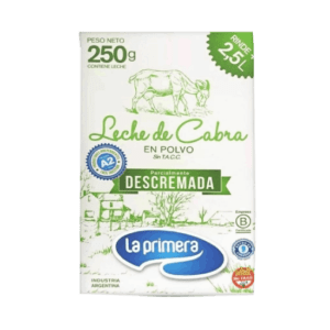 La Primera Leche de Cabra en Polvo Descremeada 250g