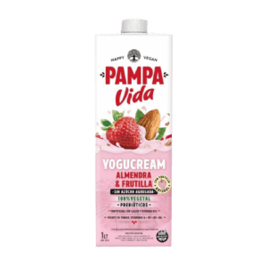 Pampa Vida Bebida de Almendra y Frutilla Yogucream 1000ml