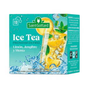 Saint Gottard Ice Tea Limon, Jengibre y Menta 10u