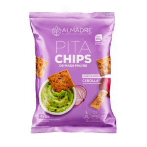 Almadre Pita Chips de Masa Madre Cebolla 115g