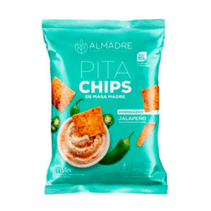Almadre Pita Chips de Masa Madre Jalapeño 115g