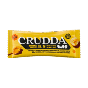Crudda Barra Banana Toffee 40g