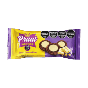 Praat Galletitas Aventura Chocolate Relleno de Chocolate Blanco 85g