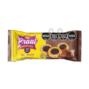 Praat Galletitas Aventura Vainilla Relleno de Chocolate 85g