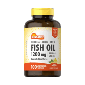 Sundance Odorless Coated Fish Oil 1200mg 100u