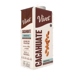Vivet Bebida de Cacahuate Original sin Azúcar 1000ml