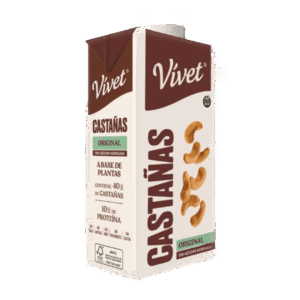 Vivet Bebida de Castañas Original sin Azúcar 1000ml