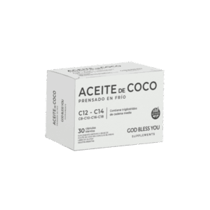 God Bless You Aceite de Coco Prensando en Frío Capsulas 30u
