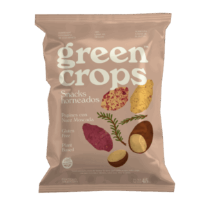 Green Crops Snack Papines con Nuez Moscada 45g