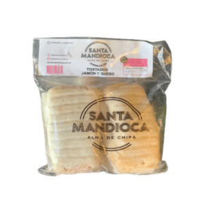 Santa Mandioca Tostados Jamon y Queso 4u