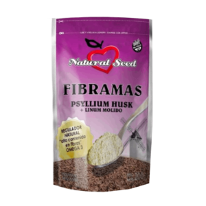 Natural Seed Fibramas Psyllium y Lino 200g