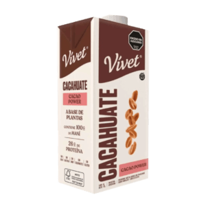 Vivet Bebida de Cacahuate Cacao Power 1000ml