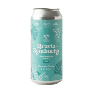 Bravia Kombucha Manzana Verde y Cedrón 473ml