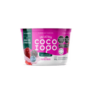 QU Coco Iogo Yogurt de Leche de Coco Sin Azúcar Frutos del Bosque 160g