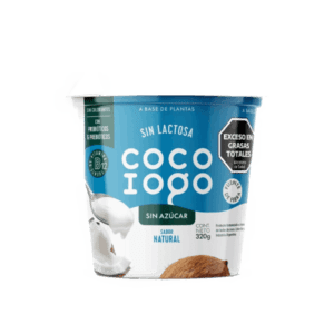 QU Coco Iogo Yogurt de Leche de Coco Sin Azúcar Natural 320g