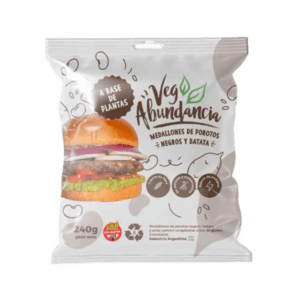 Veg Abundancia Medallones Poroto Negro y Batata 240g